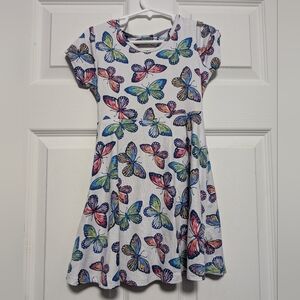 RMLA girls butterfly print dress size 4t